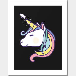 Ethereum unicorn Posters and Art